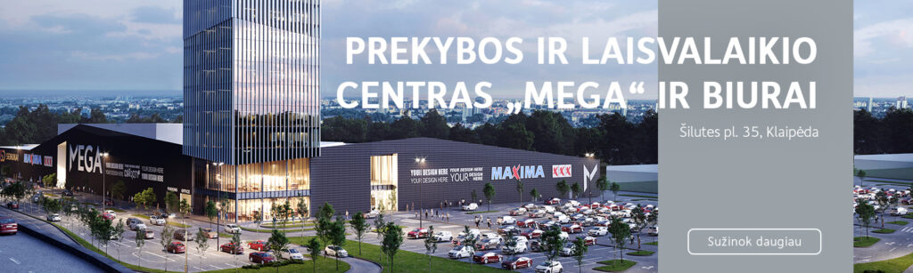 Nekilnojamojo turto bendrovės Baltic RED vystomas prekybos ir laisvalaikio centras MEGA, Klaipėda